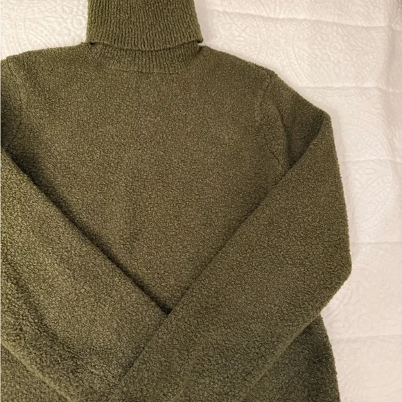 Eddie Bauer Forest Green Turtleneck Sweater - Picture 3 of 4